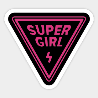 super girl magnet Sticker